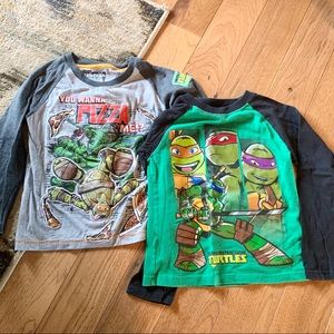 TMNT NINJA TURTLE Long Sleeve Top Bundle
